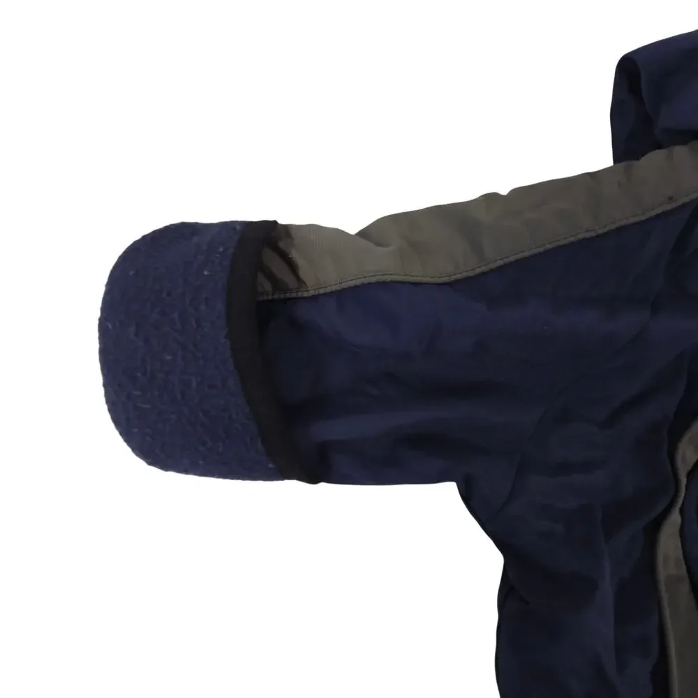 Big Chill Insulated Snowsuit Navy Blue Hooded with Dual Full Length Zippers 3-6m